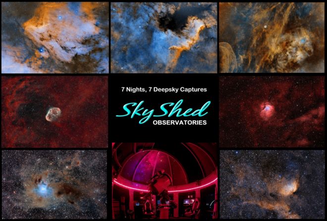 SkyShed POD Dome Observatory photo compilation